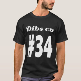 T-shirt Dibs On #&#;  Hockey Footll Sell Sports 