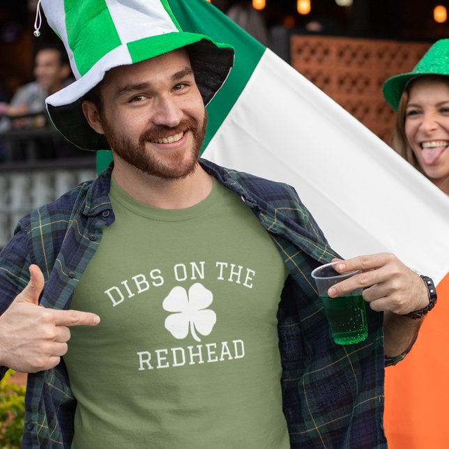 T-shirt Dibs on the Redhead St. Patrick's day (Créateur téléchargé)