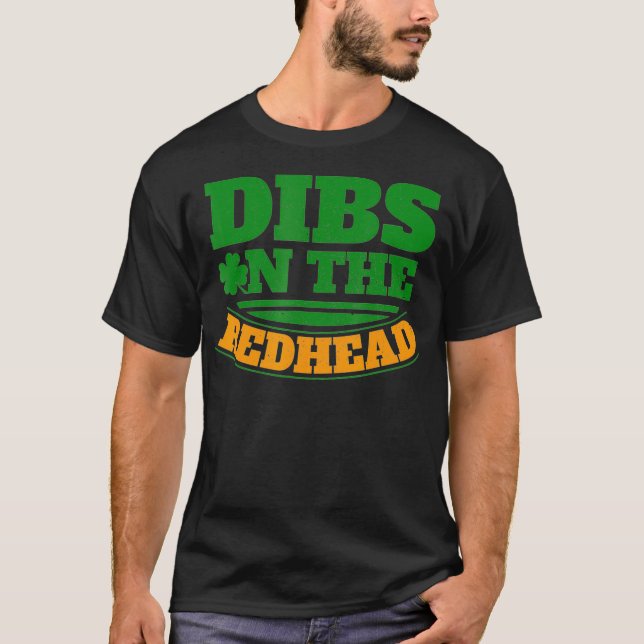 T-shirt Dibs sur la tête rouge _1  (Devant)