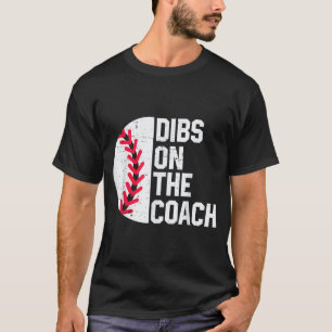 T-shirt Dibs sur le canapé drôle baseball coeur mignon