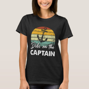T-shirt Dibs Sur Le Capitaine Capitaine Femme bateau d'été