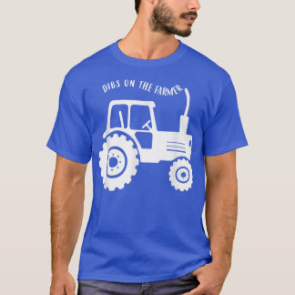 T-shirt Dibs Sur Le Fermier Western Farm Girl Country Farm