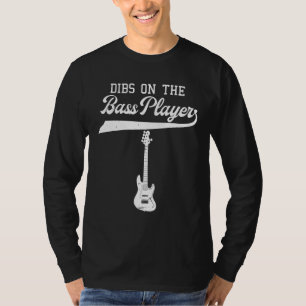 T-shirt Dibs Sur Le Lecteur Basse Baid Guitare Guitariste 