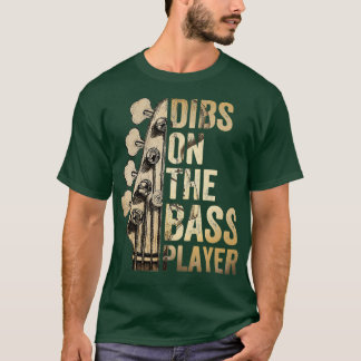 T-shirt Dibs Sur Le Lecteur Basse Guitare Musicien 1
