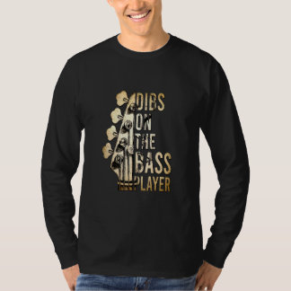 T-shirt Dibs Sur Le Lecteur Basse Guitare Musicien 2