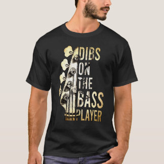 T-shirt Dibs Sur Le Lecteur Basse Guitare Musicien 2