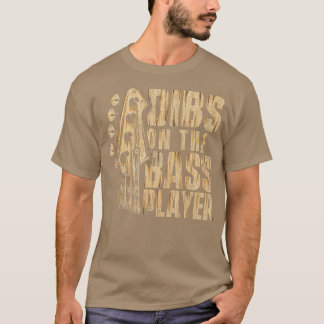 T-shirt Dibs Sur Le Lecteur Basse Guitariste Baid Bass Gui