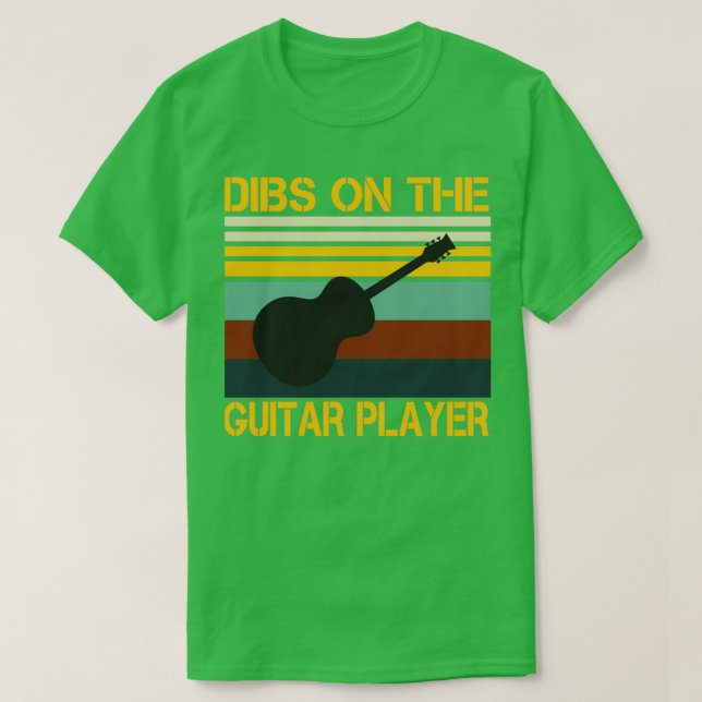 T-shirt Dibs Sur Le Lecteur Guitare Guitare Idée Cadeau  (Design devant)