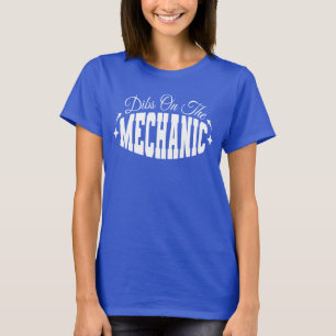 T-shirt Dibs sur le sarcasme de la femme mécanicienne amus