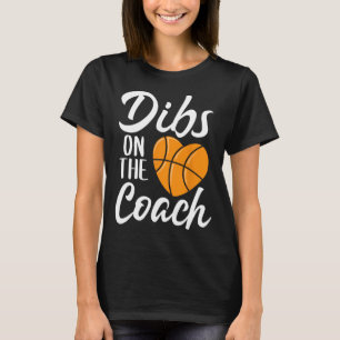 T-shirt Dibs Sur L'Entraîneur Basketball Coeur Mères Mères