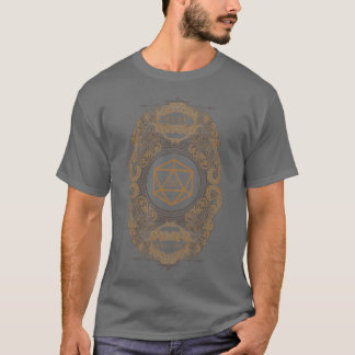 T-shirt Dice D20 Polyédrique Victorienne