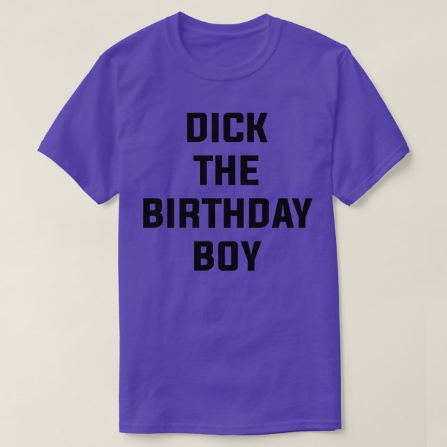 T-shirt Dick the Birthday Boy (Design devant)