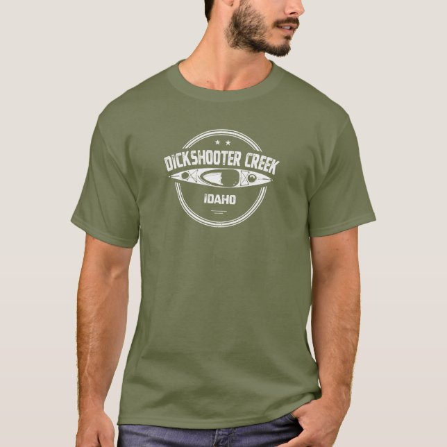 T-shirt Dickshooter Creek Idaho Kayaking (Devant)