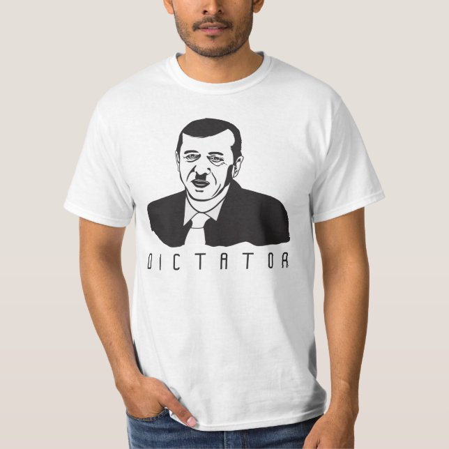 T-shirt Dictateur turc - Erdogan (Devant)