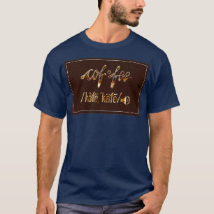 T-shirt Dictionnaire du café