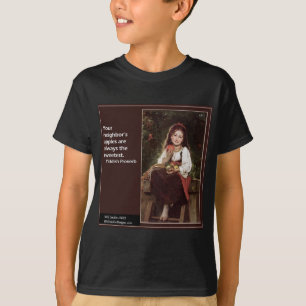 T-shirt Dicton Yiddish Concernant les Pommes & Graphique
