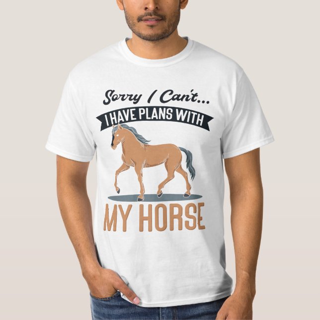 T-shirt Dictons de cheval à cheval (Devant)