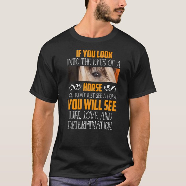 T-shirt Dictons de cheval Cheval Chevaux Cavalier Cheval É (Devant)