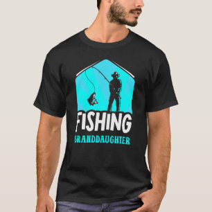 T-shirt Dictons de petite-fille de pêche Poisson Pêcheur P