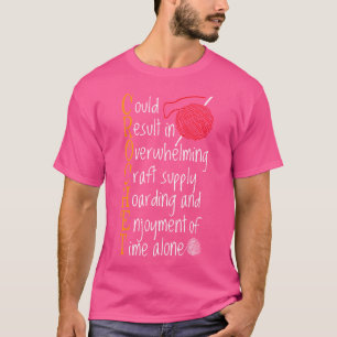 T-shirt Dictons de tricot Humour de tricoteuse Cadeau astu