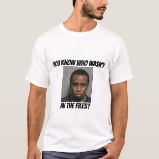 T-shirt Diddy n'est pas dans les fichiers