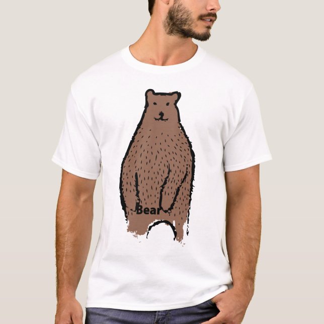 T-shirt d'identité d'ours (Devant)