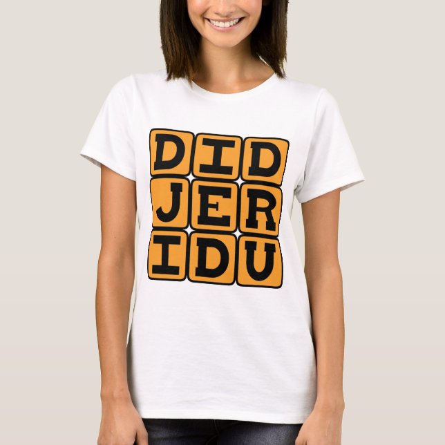 T-shirt Didjeridu, Instrument de musique (Devant)