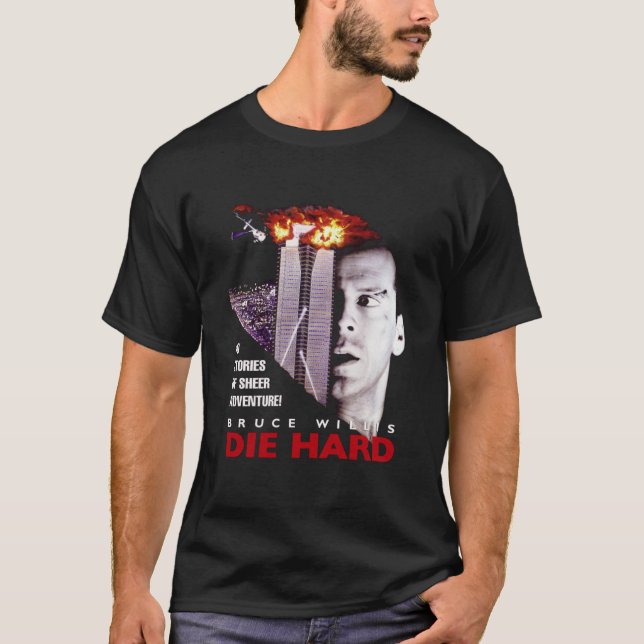 T-shirt DIE HARD (Only works with black) Classic  (Devant)