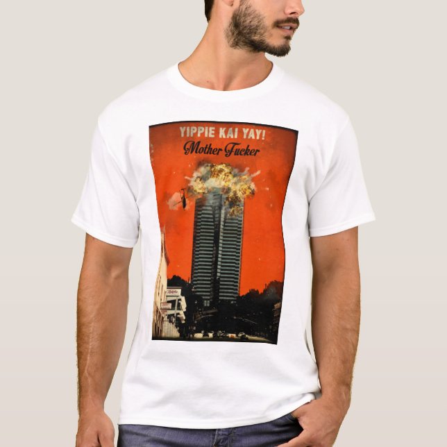 T-shirt Die Hard T-ShirtDie Impression de voyage rétro dur (Devant)