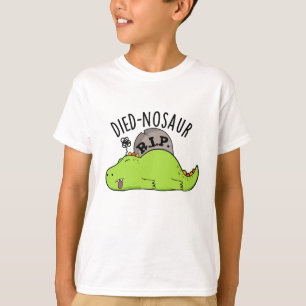 T-shirt Died-nosaur Blagues drôles de dinosaures 