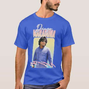 T-shirt Diego Maradona Rétro 90s Esthétique 1