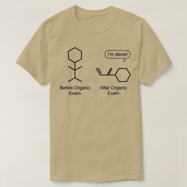 T-shirt Diene Chimie pour les étudiants et les geeks 2 (Design devant)