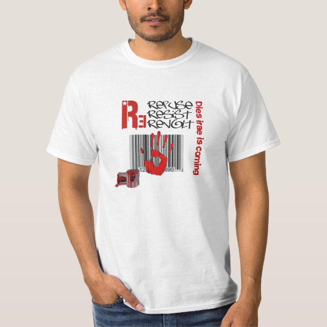 T-shirt Dies irae - Refuse Resist Revolt (Devant)