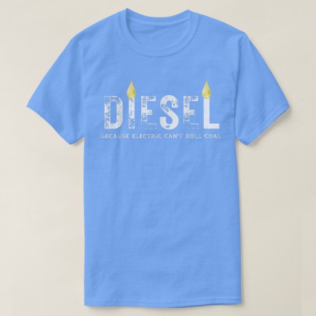 T-shirt Diesel amusant parce que l'électricité ne peut pas (Design devant)
