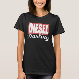 T-shirt Diesel Darling Dames Diesel Camion Diesel Dirty Di