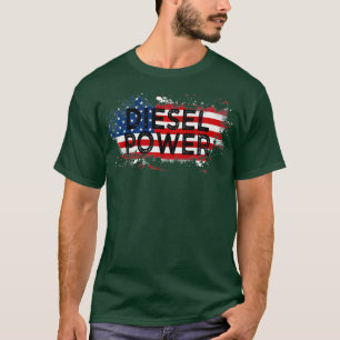T-shirt Diesel Flag Truck Premium