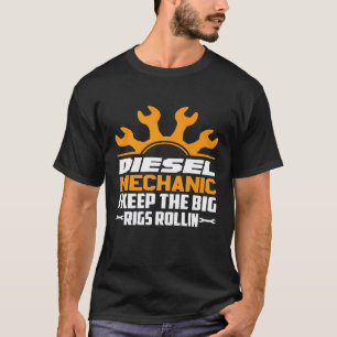 T-shirt Diesel Mécanique Carburant Turbo Tee