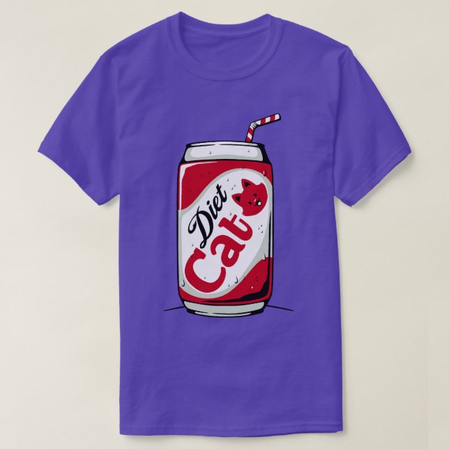 T-shirt Diet Cat Can Soda par Tobe Fonseca (Design devant)