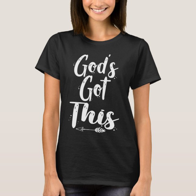 T-shirt Dieu a ce témoignage chrétien (Devant)