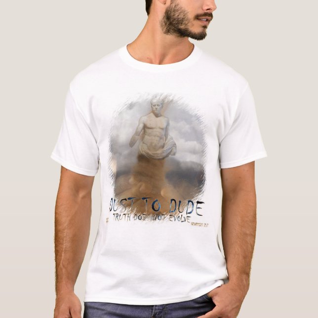 T-shirt Dieu a créé l'homme (Devant)