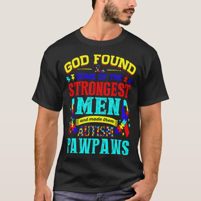 T-shirt Dieu a découvert que les hommes les plus forts fai (Devant)