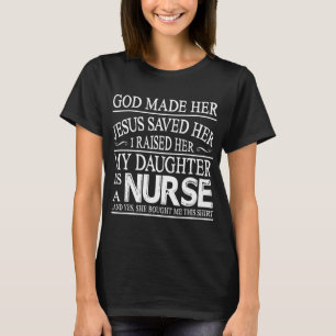 T-shirt Dieu A Fait Son Jésus Sauvé J'Ai Élevé Ma Fille Es