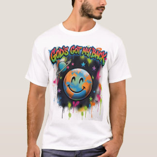 T-shirt Dieu a mon dos