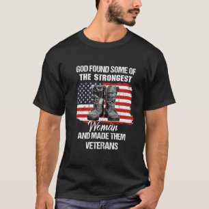 T-shirt Dieu A Trouvé Certaines Des Femmes Les Plus Fortes