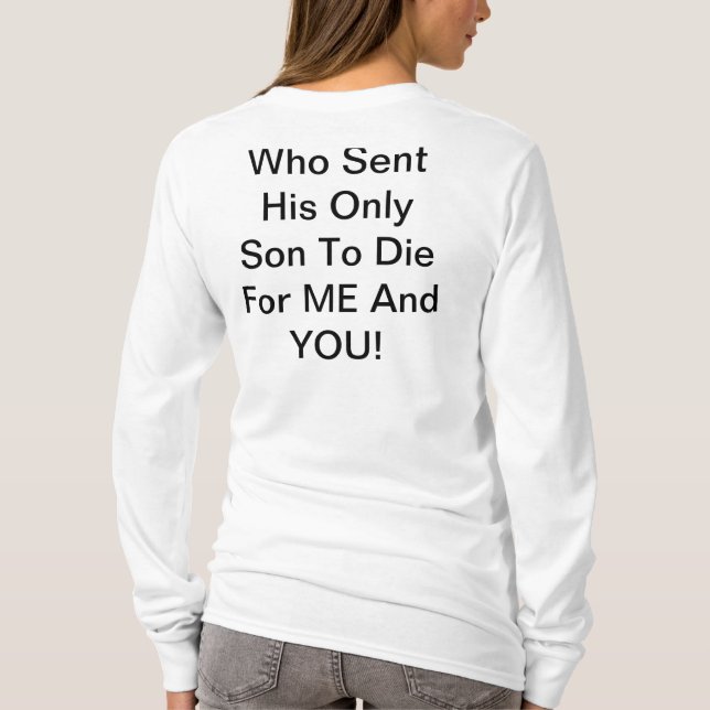 T-shirt Dieu affectueux (Dos)