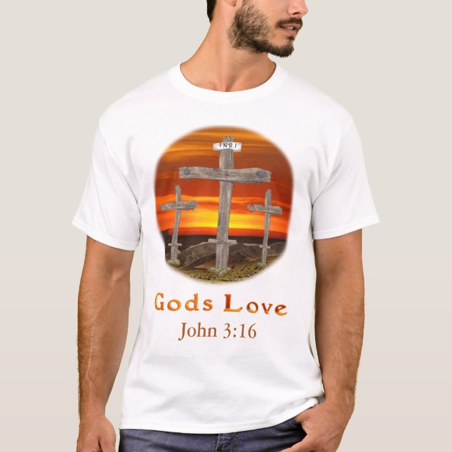 T-shirt Dieu aime (Devant)