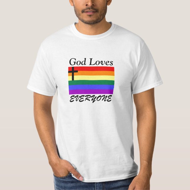 T-shirt Dieu aime chacun (Devant)
