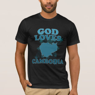 T-shirt Dieu aime le Cambodge