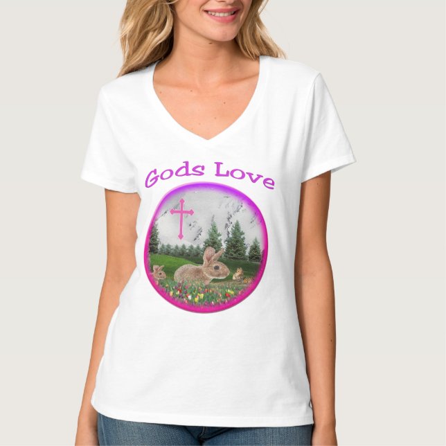 T-shirt dieu amour (Devant)