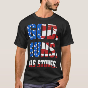 T-shirt Dieu Armes à gaz Stocke US Drapeau Conservateur M 